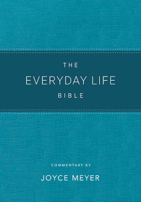 Picture of The Everyday Life Bible Teal Leatherluxe(r) New Amplified Version