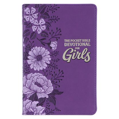 Picture of Pocket Bible Devotional for Girls Faux Leather