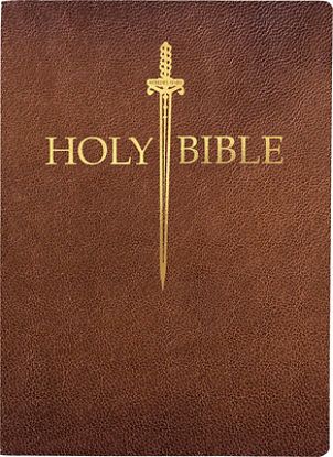 Picture of KJV Sword Bible, Large Print, Acorn Bonded Leather, Thumb Index