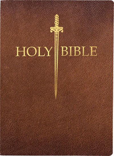 Picture of KJV Sword Bible, Large Print, Acorn Bonded Leather, Thumb Index