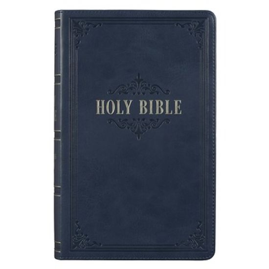 Picture of KJV Bible Giant Print Dark Blue