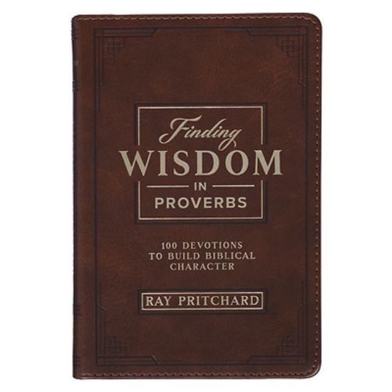 Picture of Devotional Finding Wisdom in Proverbs Faux Leather