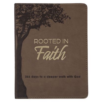 Picture of Devotional Rooted in Faith Faux Leather