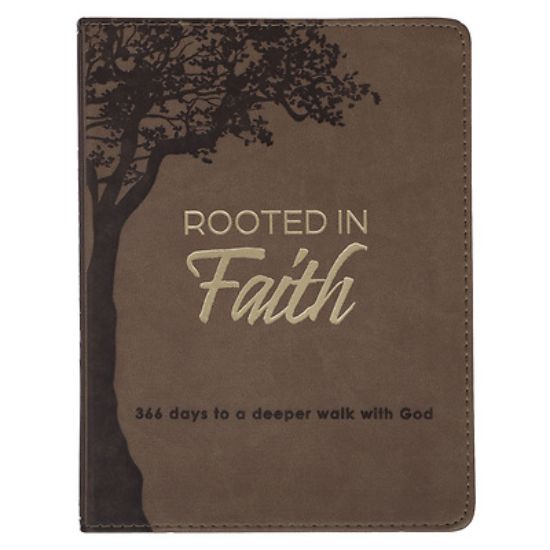 Picture of Devotional Rooted in Faith Faux Leather