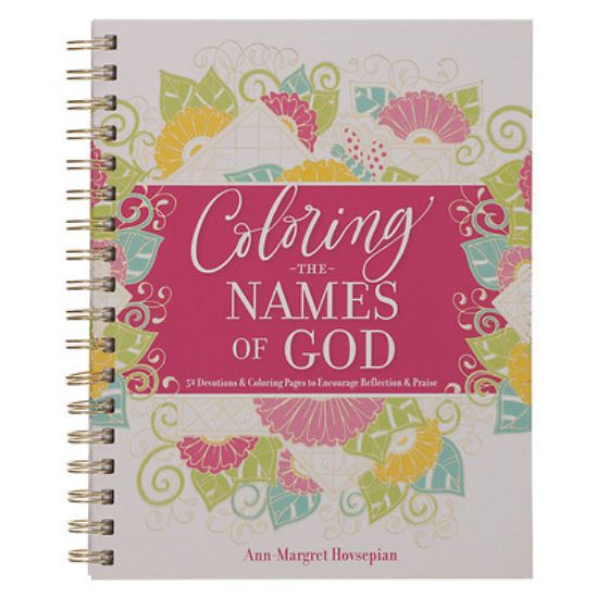 Picture of Coloring Devotional Names of God Wirebound