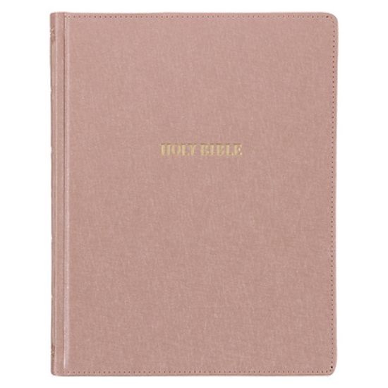 Picture of KJV Large Print Note-Taking Bible Mauve Faux Leather