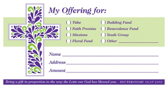 Picture of My Offering Multi-Use Envelope