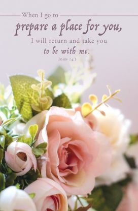 Picture of Funeral When I Go John 14:3 Bulletin Regular
