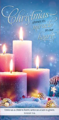 Picture of Christmas Shines Miracle Offering Envelope