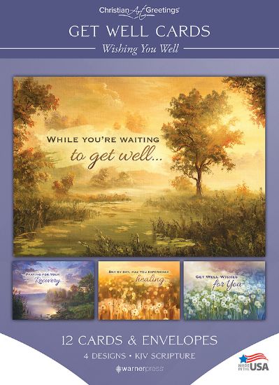 Picture of Wishing You Well Get Well Cards - Box of 12