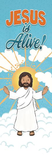 Picture of Jesus Is Alive Kids Bookmark