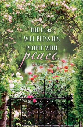 Picture of The Lord will Bless His People Insp Bulletin