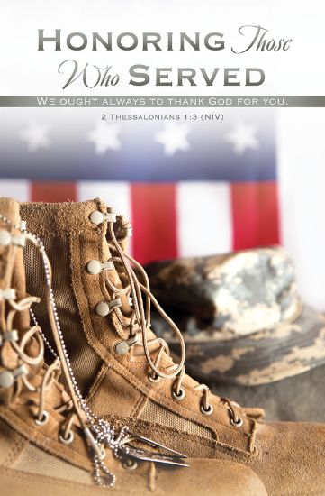 Picture of Honoring Those Who Served Veteran's Bulletin