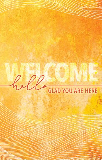 Picture of Welcome, Hello, Glad You Are Here Welcome Folder