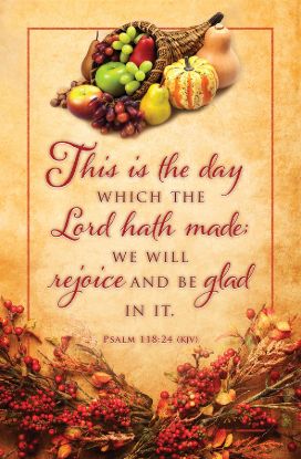 Picture of This is the Day Thanksgiving Bulletin
