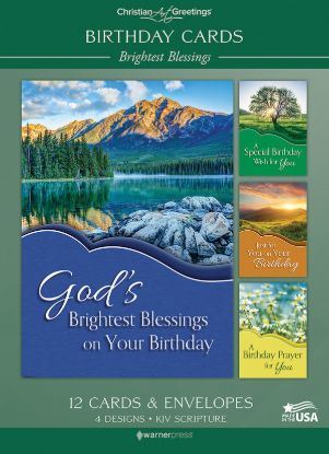 Picture of Birthday Brightest Blessings - Box of 12