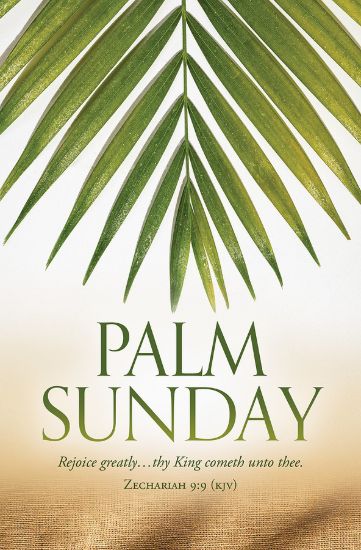 Picture of Palm Sunday Rejoice Greatly Bulletin