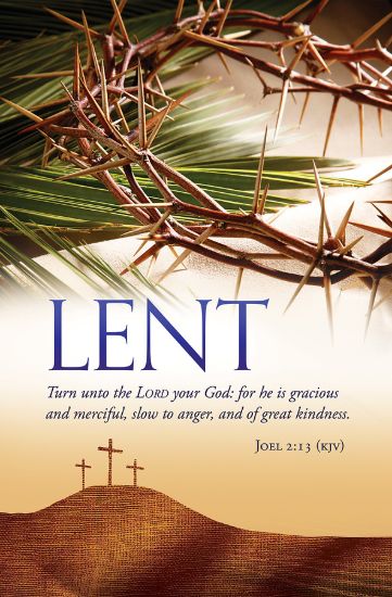 Picture of Lent Turn unto the Lord your God Bulletin