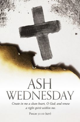 Picture of Ash Wednesday Create in Me a Clean Heart Bulletin