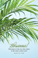 EXTRA Word Alive! Weekly Bulletin without Message-Palm Sunday, Letter Size (Package of 25)