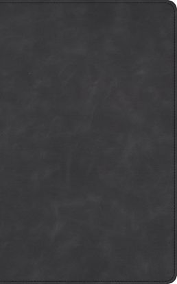 Picture of CSB Thinline Bible, Optimal Type, Holman Handcrafted Collection, Marbled Slate Premium Calfskin