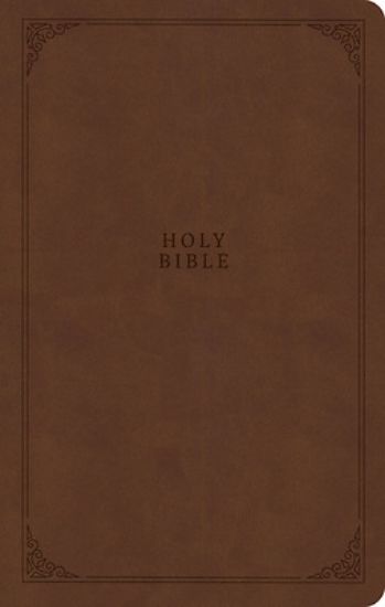 Picture of CSB Premium Gift Bible, Easy-To-Read Optimal Type, Brown Leathertouch
