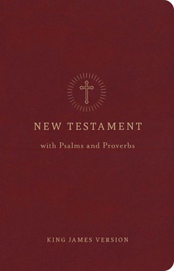 Picture of KJV Pocket New Testament with Psalms and Proverbs, Crimson Leathertouch