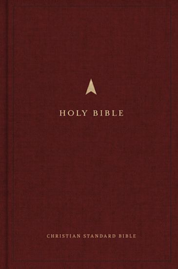 Picture of CSB Pew Bible, Large Print Edition, Easy-To-Read Optimal Type, Burgundy Cloth Over Board
