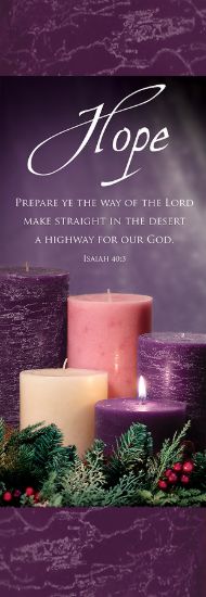 Picture of Advent Week 1 2' x 6' Fabric Banner Isaiah 40:3