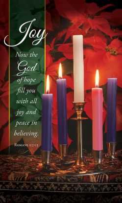 Picture of Joy Now the God of Hope Advent Banner 3x5 Fabric