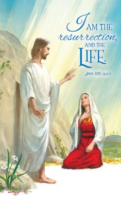 Picture of Easter I am the Resurrection 3' x 5' Banner Fabric