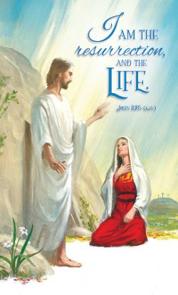 Picture of Easter I am the Resurrection Announcement Folder