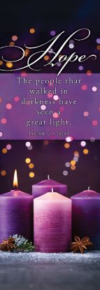 Picture of Banner Hope Great Light Advent 2 x 6 Fabric