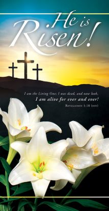 Picture of Easter He Is Risen! 3' x 5' Banner Vinyl