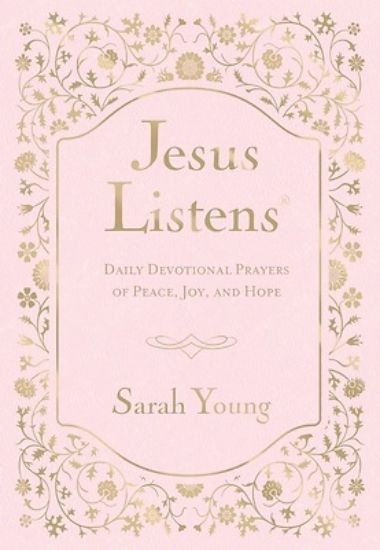 Picture of Jesus Listens, Pink Leathersoft, with Scripture References