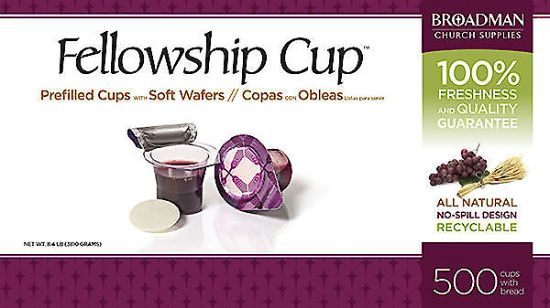 Picture of Fellowship Cup Prefilled Disposable Communion Wafer and Juice - 500 pack