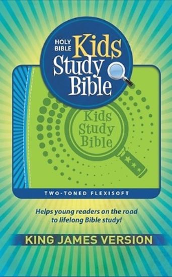 Picture of KJV Kids Study Bible (Flexisoft, Green/Blue, Red Letter)