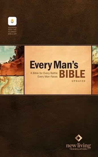 Picture of NLT Every Man's Bible, Filament Enabled (Hardcover, Red Letter)