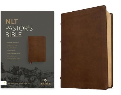 Picture of NLT Pastor's Bible, Filament Enabled (Leatherlike, Brown, Red Letter)