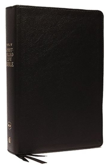 Picture of NKJV, Spirit-Filled Life Bible, Third Edition, Genuine Leather, Black, Red Letter Edition, Comfort Print, Comfort Print