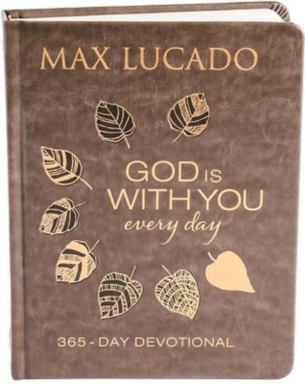 Picture of God Is with You Every Day (Large Text Leathersoft)