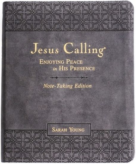 Picture of Jesus Calling Note-Taking Edition, Leathersoft, Black, with Full Scriptures