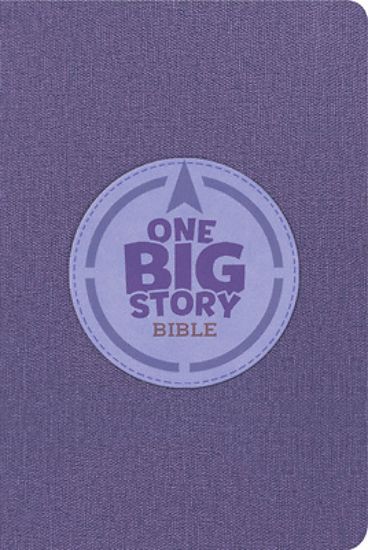 Picture of CSB One Big Story Bible, Revised & Updated, Easy-To-Read Optimal Type, Purple Leathertouch, Indexed