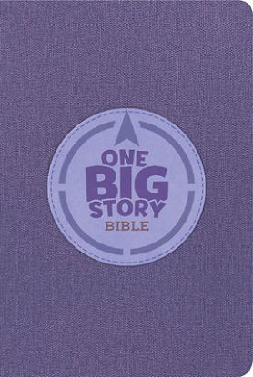 Picture of CSB One Big Story Bible, Revised & Updated, Easy-To-Read Optimal Type, Purple Leathertouch
