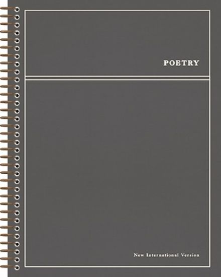 Picture of Niv, Journal the Word Bible, Single-Column, Spiral-Bound Edition, Poetry, Cloth Hardcover Spiral, Gray, Comfort Print