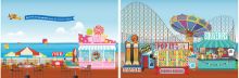 VBS 2027 On the Boardwalk 6-Panel Decorating Mural Extension (tiles to 6' x 18')