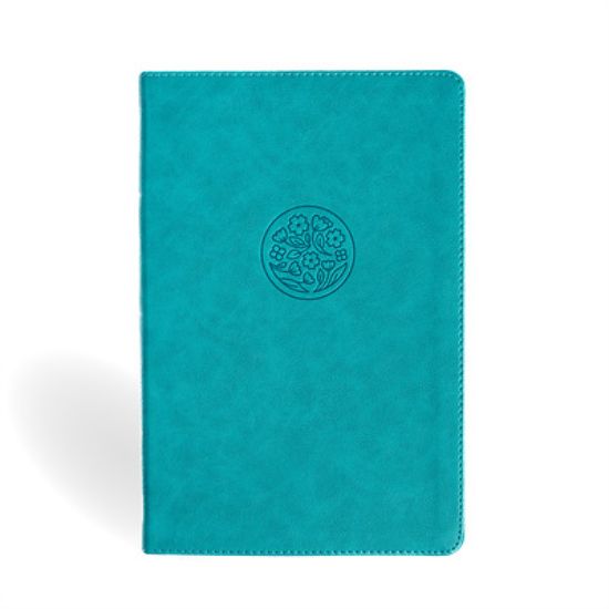 Picture of NASB Giant Print Reference Bible, Teal Leathertouch, Indexed