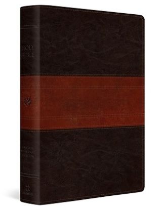 Picture of ESV Giant Print Personal Size Bible, Red Letter (Trutone, Forest/Tan, Trail Design)
