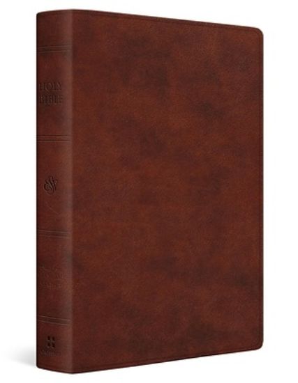 Picture of ESV Giant Print Personal Size Bible, Red Letter (Trutone, Chestnut)