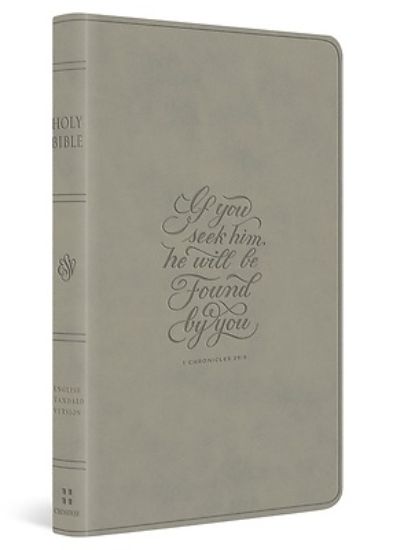 Picture of ESV Large Print Value Thinline Bible (Trutone, Stone, 1 Chronicles 28
